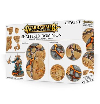 Аксесуар для моделювання GW - Age of Sigmar: Shattered Dominion - 65 and 40mm Round Bases 99120299034 фото