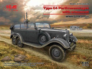Збірна модель ICM - G4 з озброєнням, Німецький автомобіль IIСВ (1:35) 35530 фото
