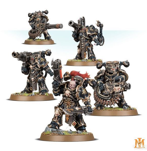 Игровой наборWarhammer 40000 - Chaos Space Marines: Havocs 99120102170 фото