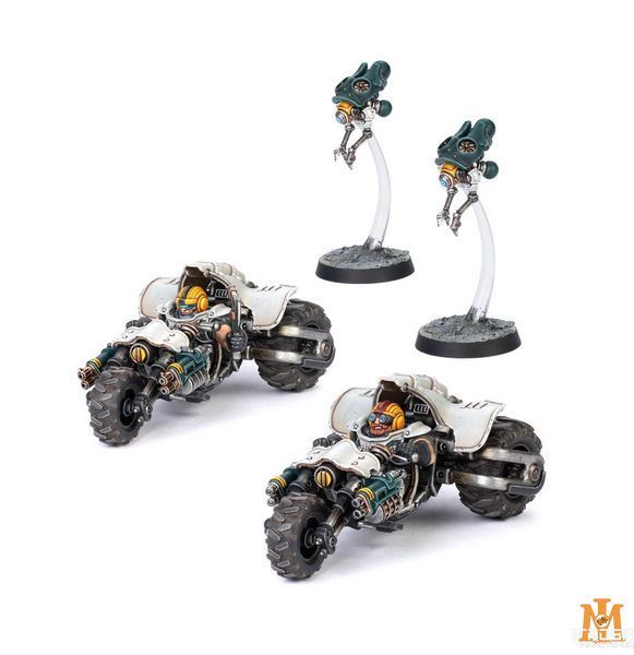 Игровой набор GW - Necromunda: Ironhead Squat Svenotar Scout Trikes 99120599074 фото