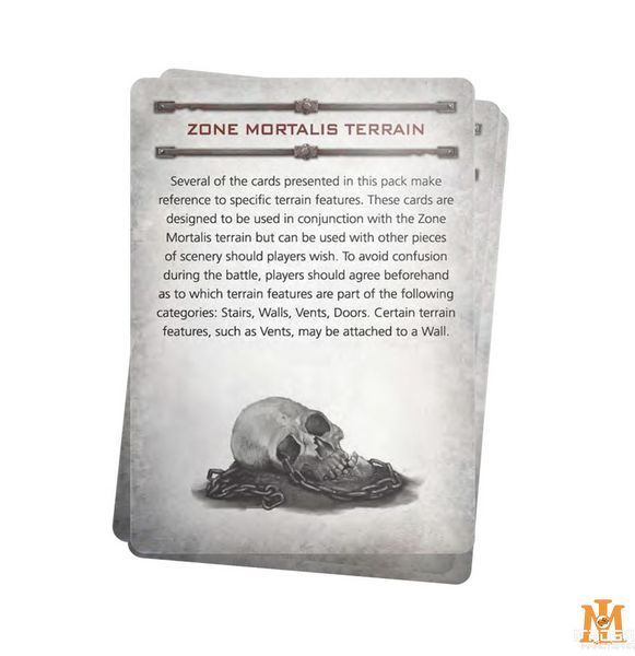 Ігровий набір GW - Necromunda: Zone Mortalis Gang Tactics Cards (Eng) 60050599029 фото