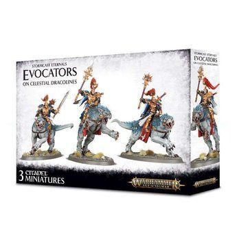 Игровой набор GW - Age of Sigmar: Stormcast Eternals - Evocators on Celestial Dracolines 99120218069 фото