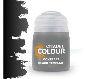 Фарба Citadel - Contrast: Black Templar (18ml) (6-pack) 9918996002906 фото
