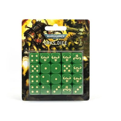 Гральні куби Warhammer 40000 Orks Dice 99220103005 фото
