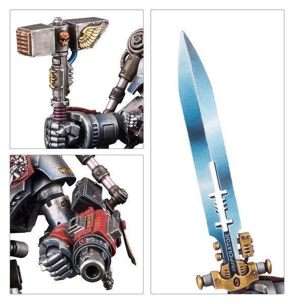 Игровой набор GW - Warhammer 40000: Grey Knights - Grand Master in Nemesis Dreadknight 99120107023 фото