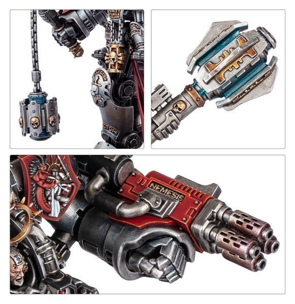 Игровой набор GW - Warhammer 40000: Grey Knights - Grand Master in Nemesis Dreadknight 99120107023 фото
