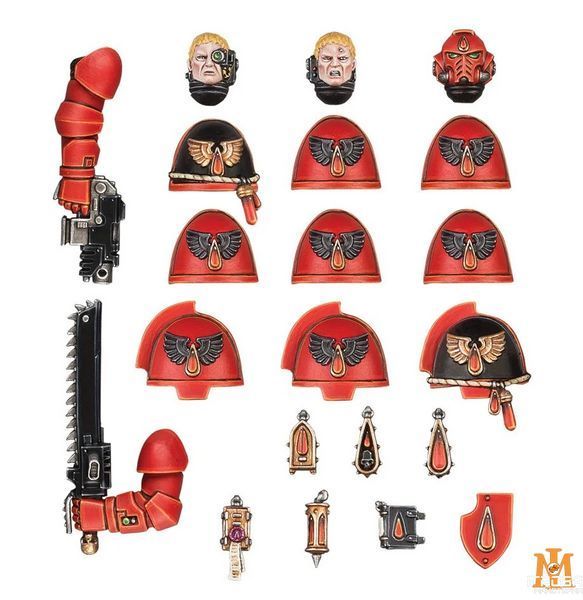 Ігровий набір GW - Warhammer 40000: Blood Angels - Primaris Upgrades 99070101037 фото