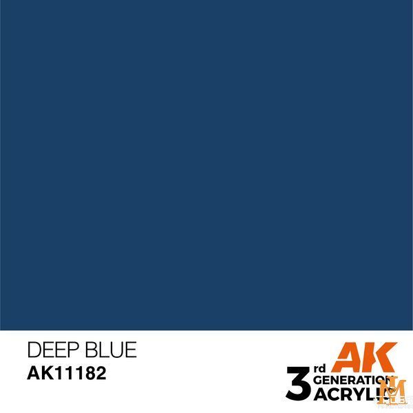 Фарба AK - Intense: Deep Blue AK11182 фото
