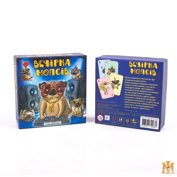 Настольная игра Вечеринка мопсов (The Pug Party) - Feelindigo IM16001 фото