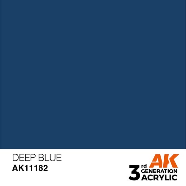 Фарба AK - Intense: Deep Blue AK11182 фото