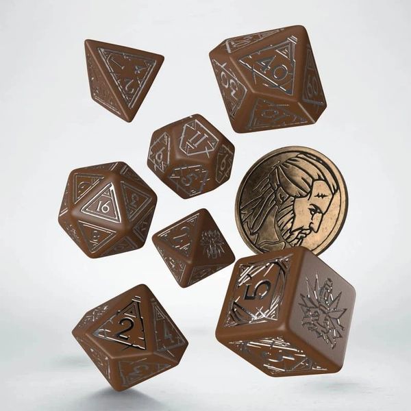 Набор кубиков Q Workshop - Dice Set. The Witcher - Geralt - Roachs Companion SWGE3V фото