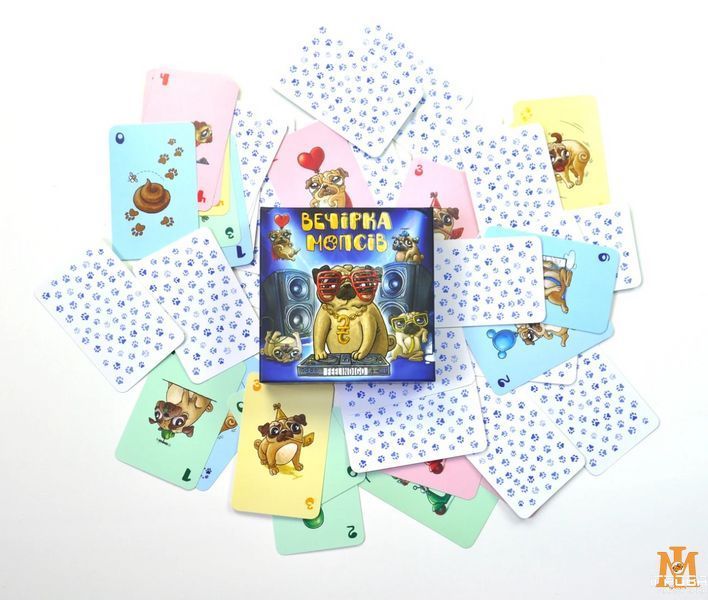 Настольная игра Вечеринка мопсов (The Pug Party) - Feelindigo IM16001 фото