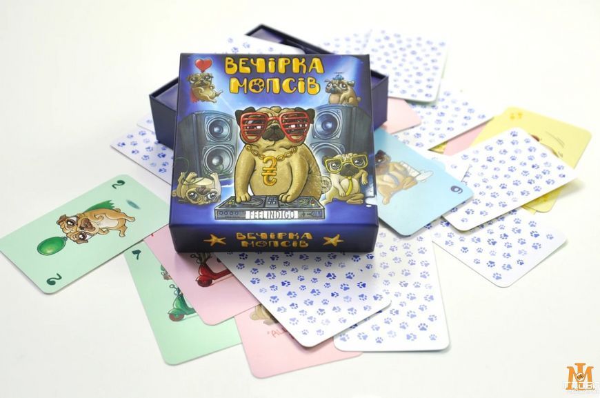 Настольная игра Вечеринка мопсов (The Pug Party) - Feelindigo IM16001 фото