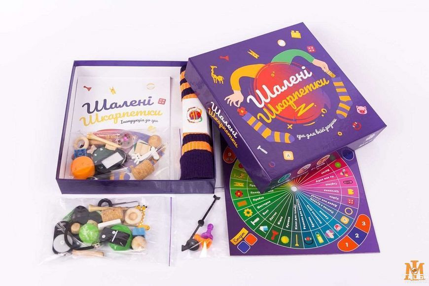 Настільна гра Шалені Шкарпетки - Fun Games Shop FGS13 фото