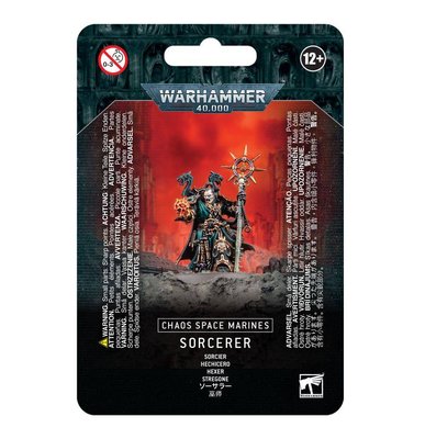Мініатюра Warhammer 40000 Chaos Space Marines Sorcerer 99070102015 фото