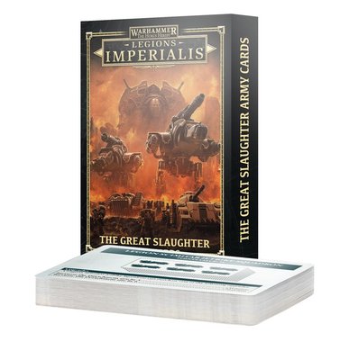Ігровий набір GW - WARHAMMER. THE HORUS HERESY: LEGIONS IMPERIALIS - THE GREAT SLAUGHTER ARMY CARDS 60052699001 фото