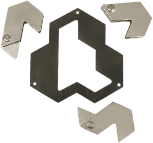 Головоломка Hanayama - 4* Huzzle Cast - Hexagon (Гексагон) 515062 фото