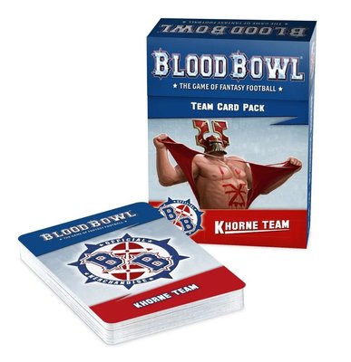 Игровой набор GW - BLOOD BOWL: KHORNE TEAM CARD PACK 60050999003 фото