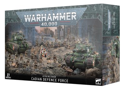 [Передзамовлення] Набір мініатюр Warhammer 40000 Battleforce: Astra Militarum – Cadian Defence Force 99120105121 фото