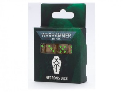 [Передзамовлення] Гральні куби Warhammer 40000 Necron Dice Set 99220110003 фото