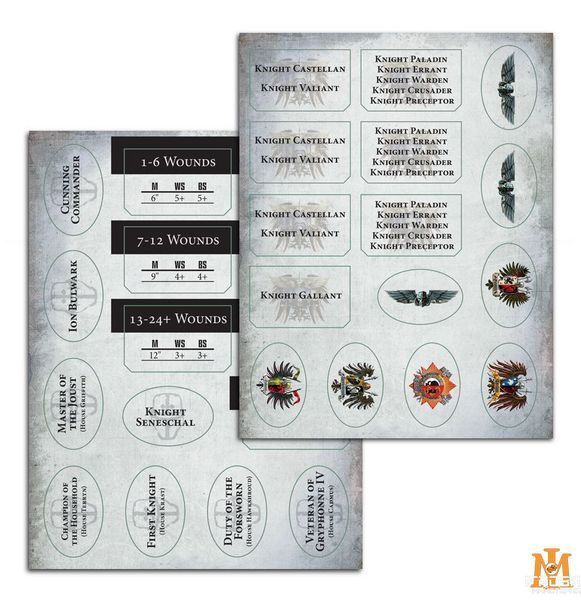 Ігровий набір GW - Warhammer 40000: Datasheet Cards - Imperial Knights (Eng) 60220108004 фото