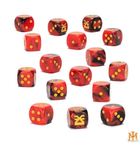 Игральные кубы GW - Age of Sigmar: Blades of Khorne Dice 99220201031 фото