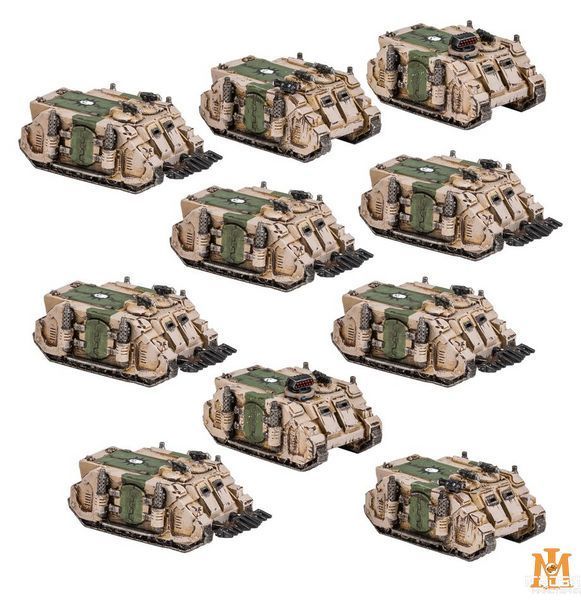 Игровой набор GW - Warhammer. The Horus Heresy. Legions Imperialis: Legiones Astartes - Rhino Transport Detachment 99122601008 фото