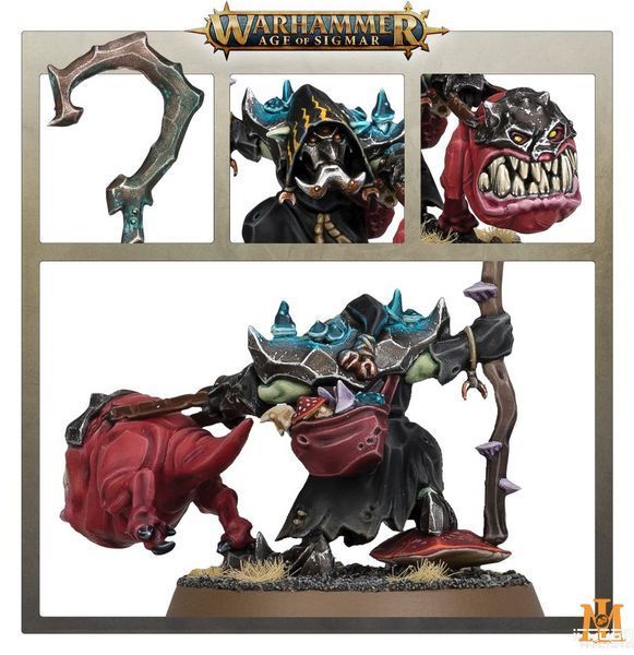 Игровой набор GW - Age of Sigmar: Gloomspite Gitz - Squigboss With Gnasha-squig 99070209009 фото