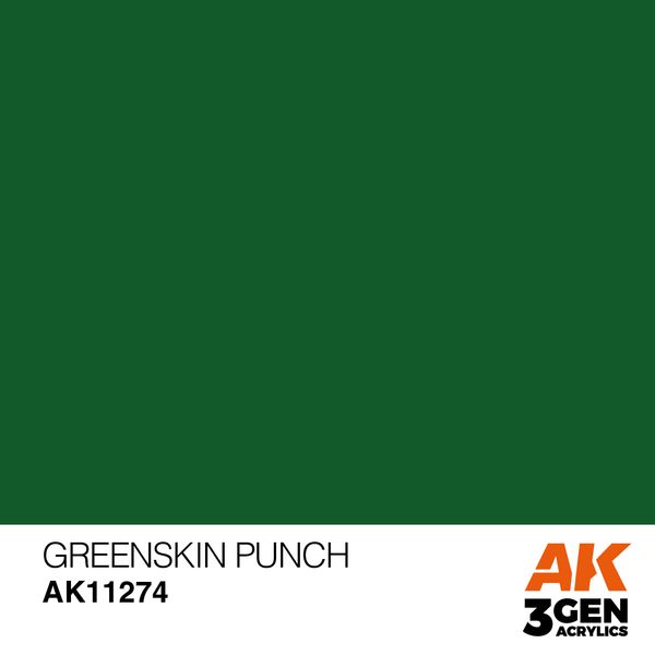 Краска AK - Color Punch: Greenskin Punch AK11274 фото